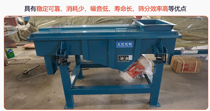 具有穩(wěn)定可靠、消耗少、噪音低、壽命長、振型穩(wěn)、篩分效率高等優(yōu)點